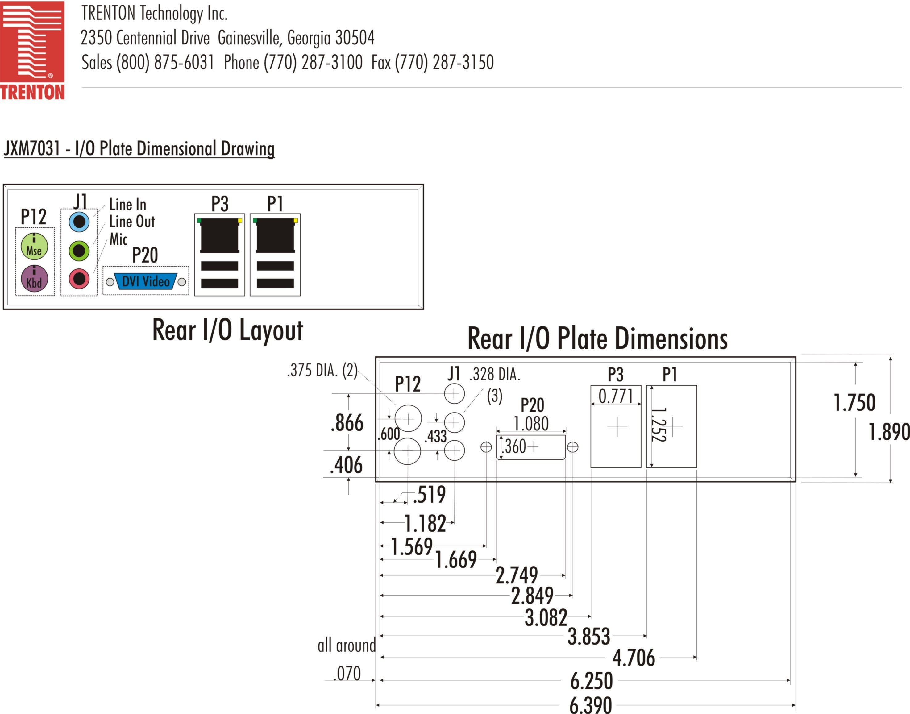 JXM7031 Processor Board